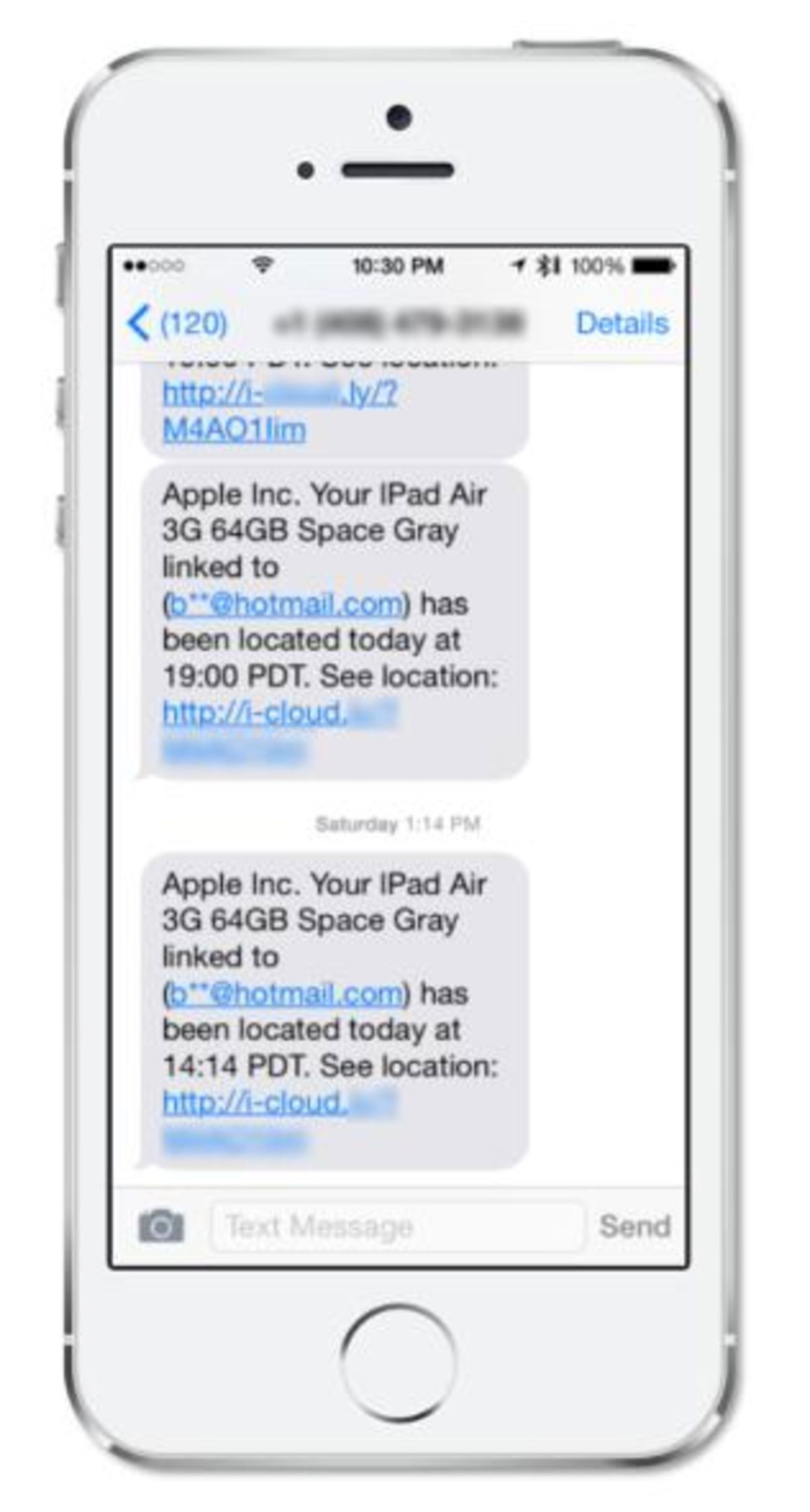 Сообщение от apple с кодом что это. Смс сообщение на apple. apple sms phishing. fake iphone text messages. лост на айфоне.