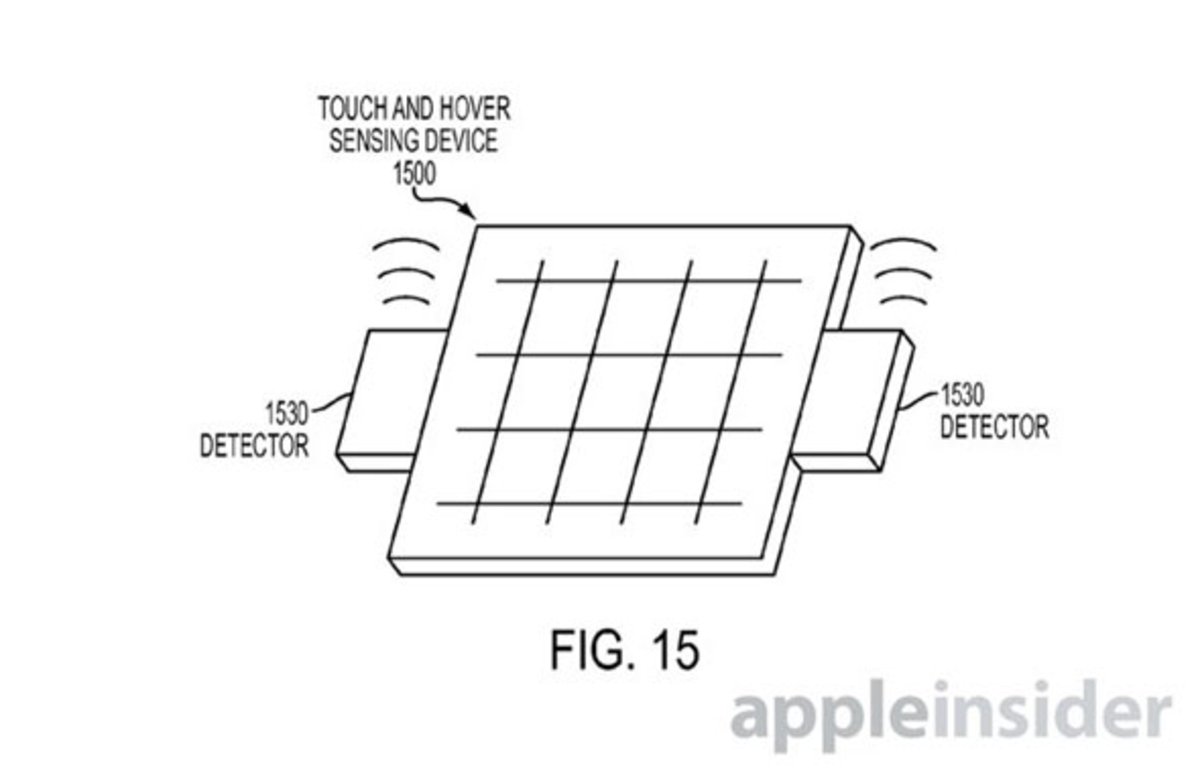 Apple patenta una pantalla táctil más delgada capaz de detectar gestos 3D.