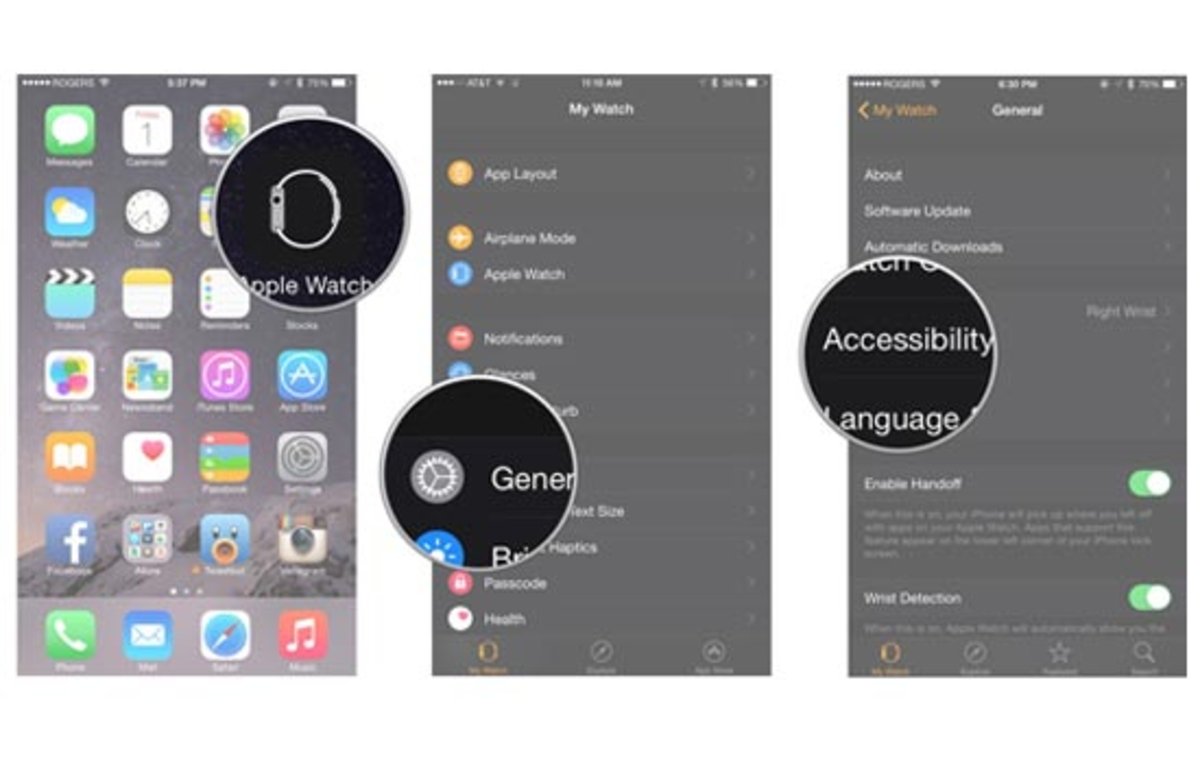 Cómo configurar el zoom desde la app Apple Watch de iPhone