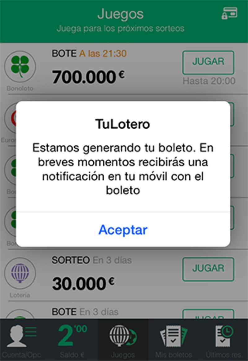 TuLotero, la Mejor App de Lotería para iPhone y iPad