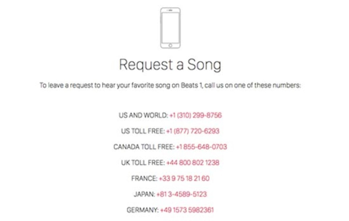 Presentar una petición a Beats 1 de Apple