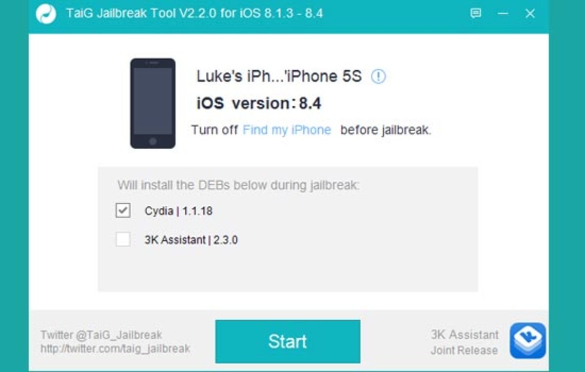 Cómo realizar el Jailbreak iOS 8.4 de TaiG para iPhone y iPad