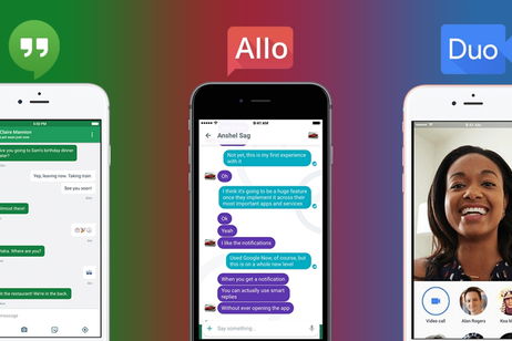 Google Allo vs Duo vs Hangouts, ¿En qué se Diferencian? Google Allo vs Duo vs Hangouts, ¿En qué se Diferencian?