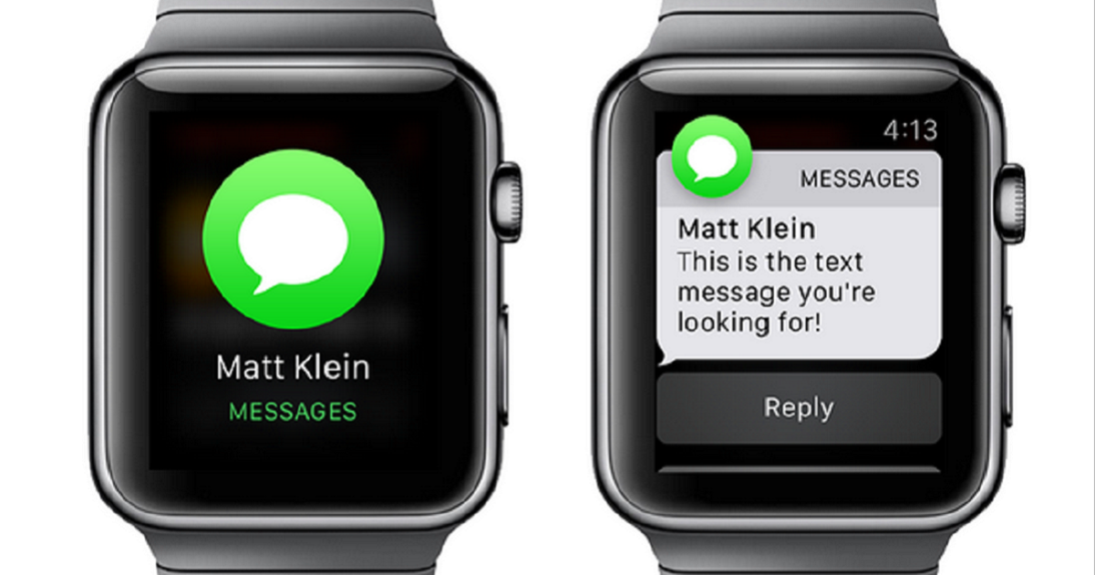 Mensajes Apple Watch