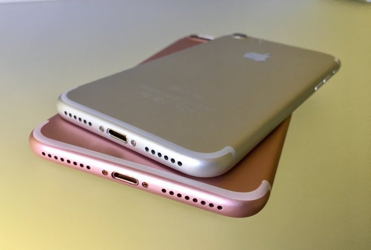 iPhone 7 y iPhone 7 Plus plata y rosa