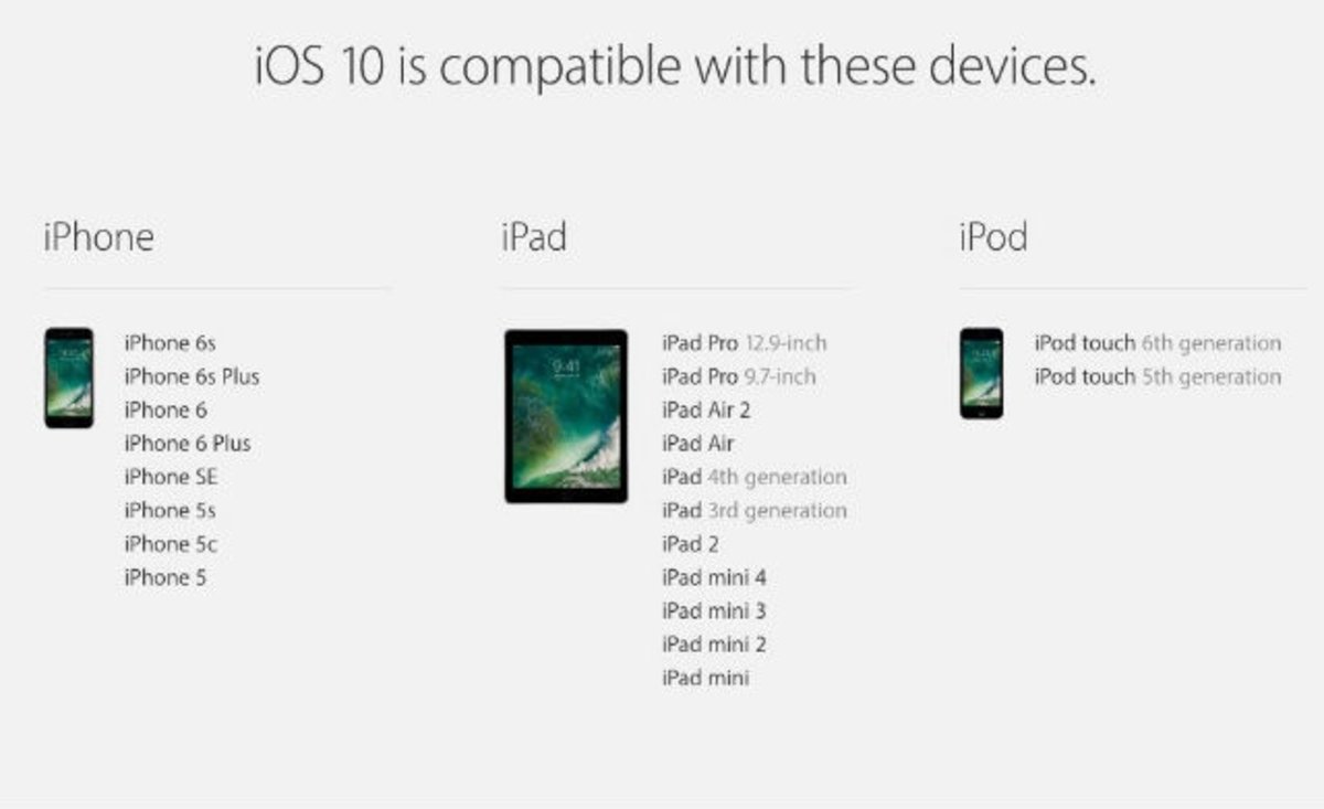 ios-10-dispositivos-compatibles