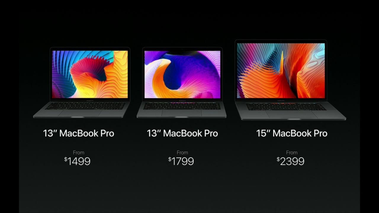 MacBook Pro 2016 precios