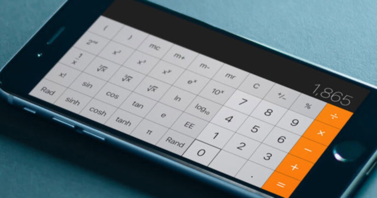 Calculadora cientifica iPhone