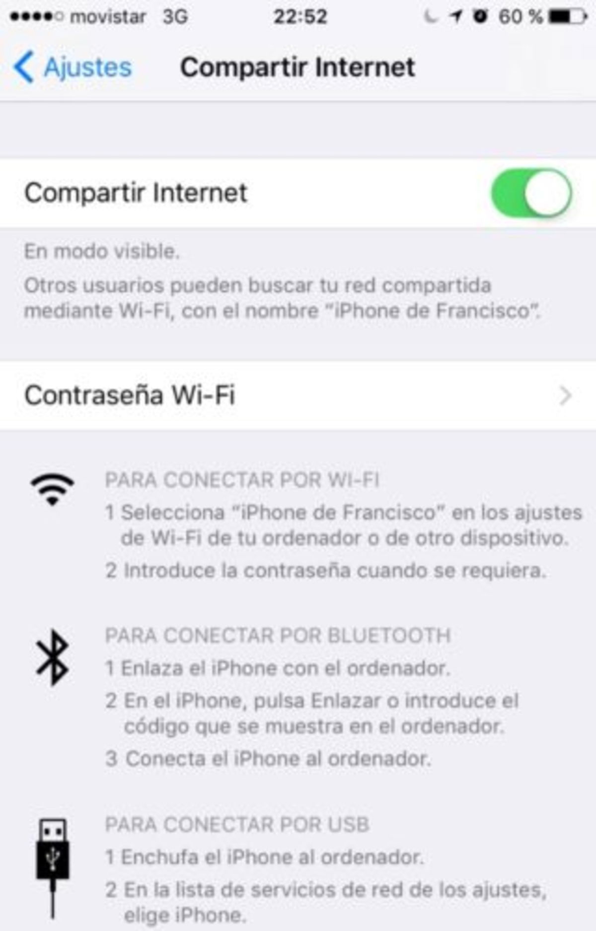 Cómo compartir la conexión de datos móviles de tu iPhone con otros