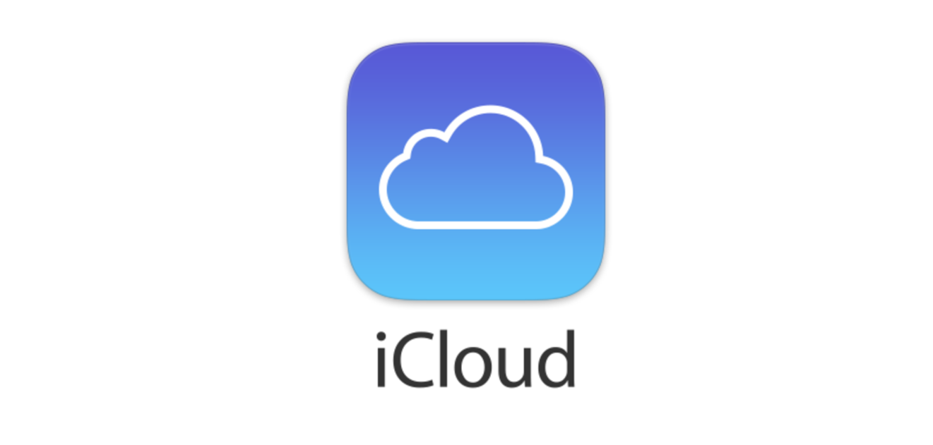 Logo iCloud azul