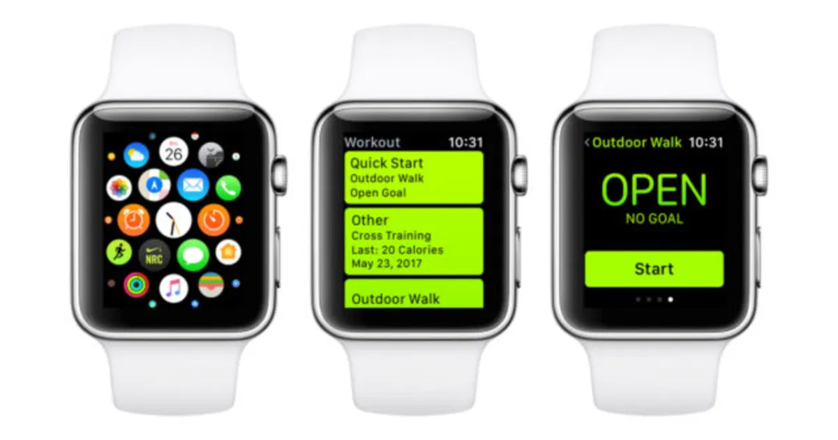 Apple Watch entrenamiento