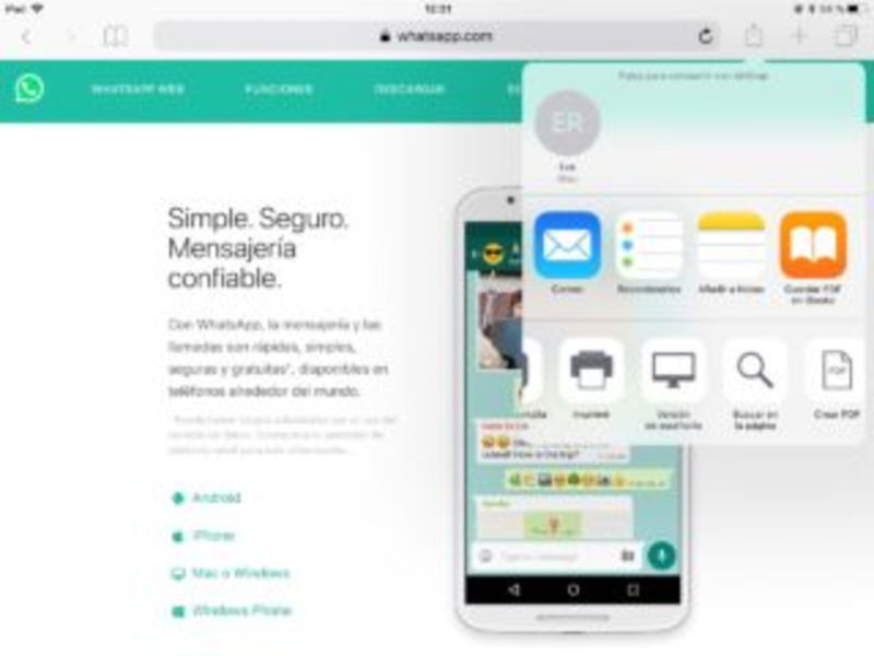 Cómo tener WhatsApp en el iPad (2017)