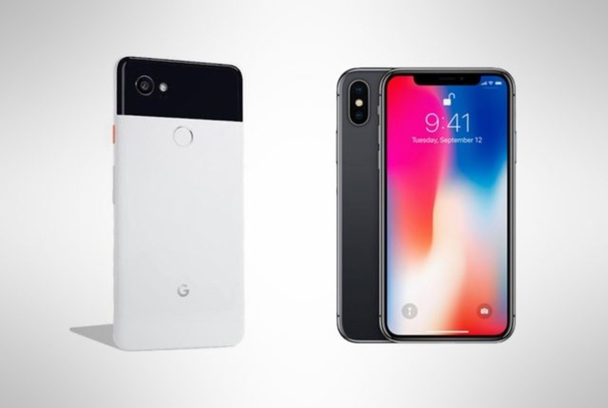 iPHONE X vs Google PIXEL 2 XL, ¿cuál es el más RÁPIDO?