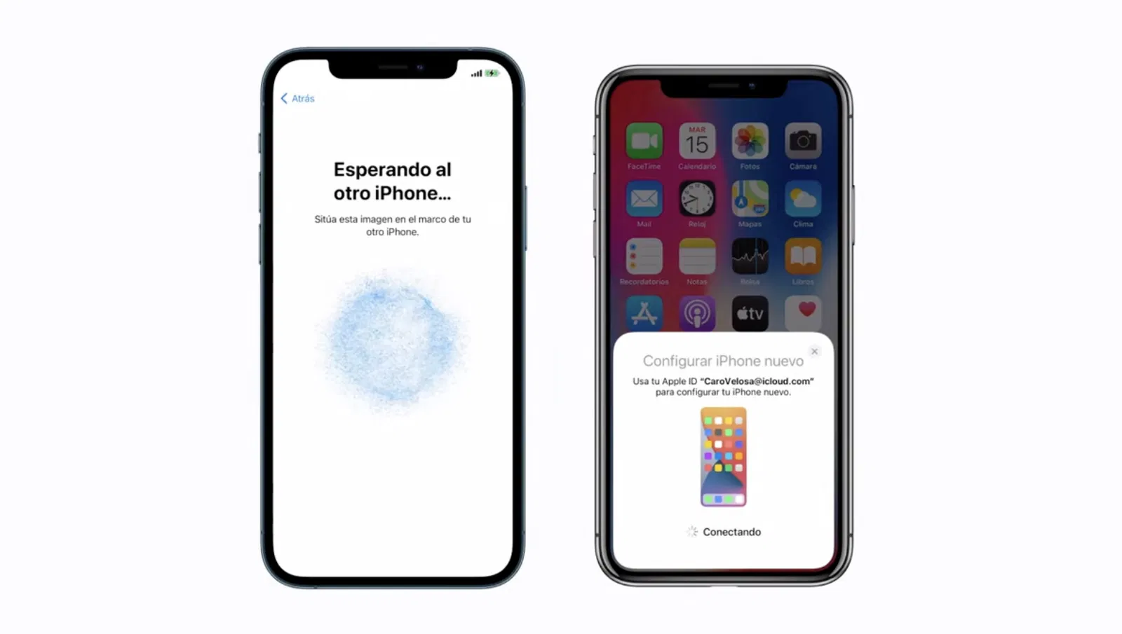 Cómo transferir datos de un iPhone anterior a uno nuevo – Soporte técnico  de Apple 