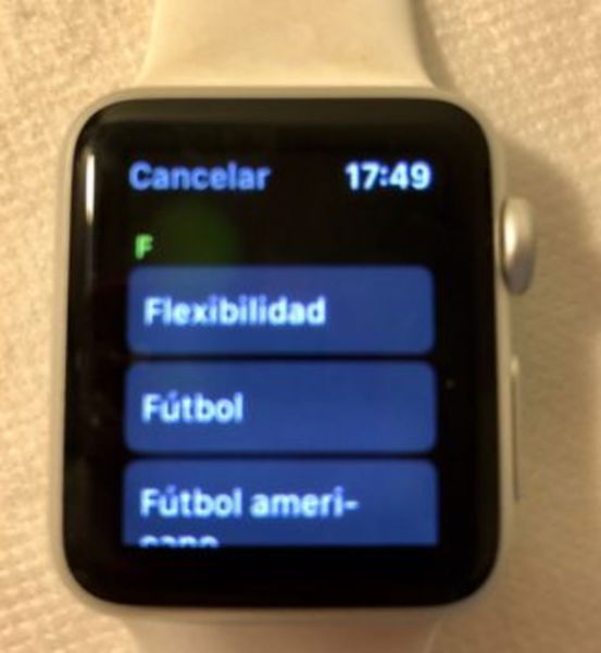 Cómo añadir actividades a la app Entreno del Apple Watch