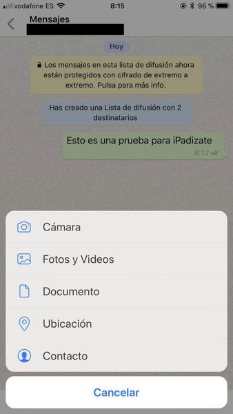 Cómo hablar con varios contactos de WhatsApp sin crear un grupo