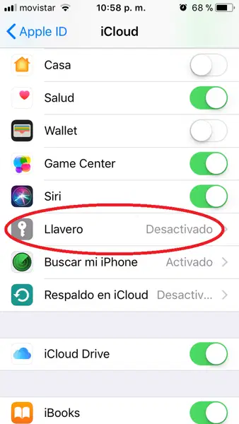 Llavero de iCloud: qué es y cómo configurarlo