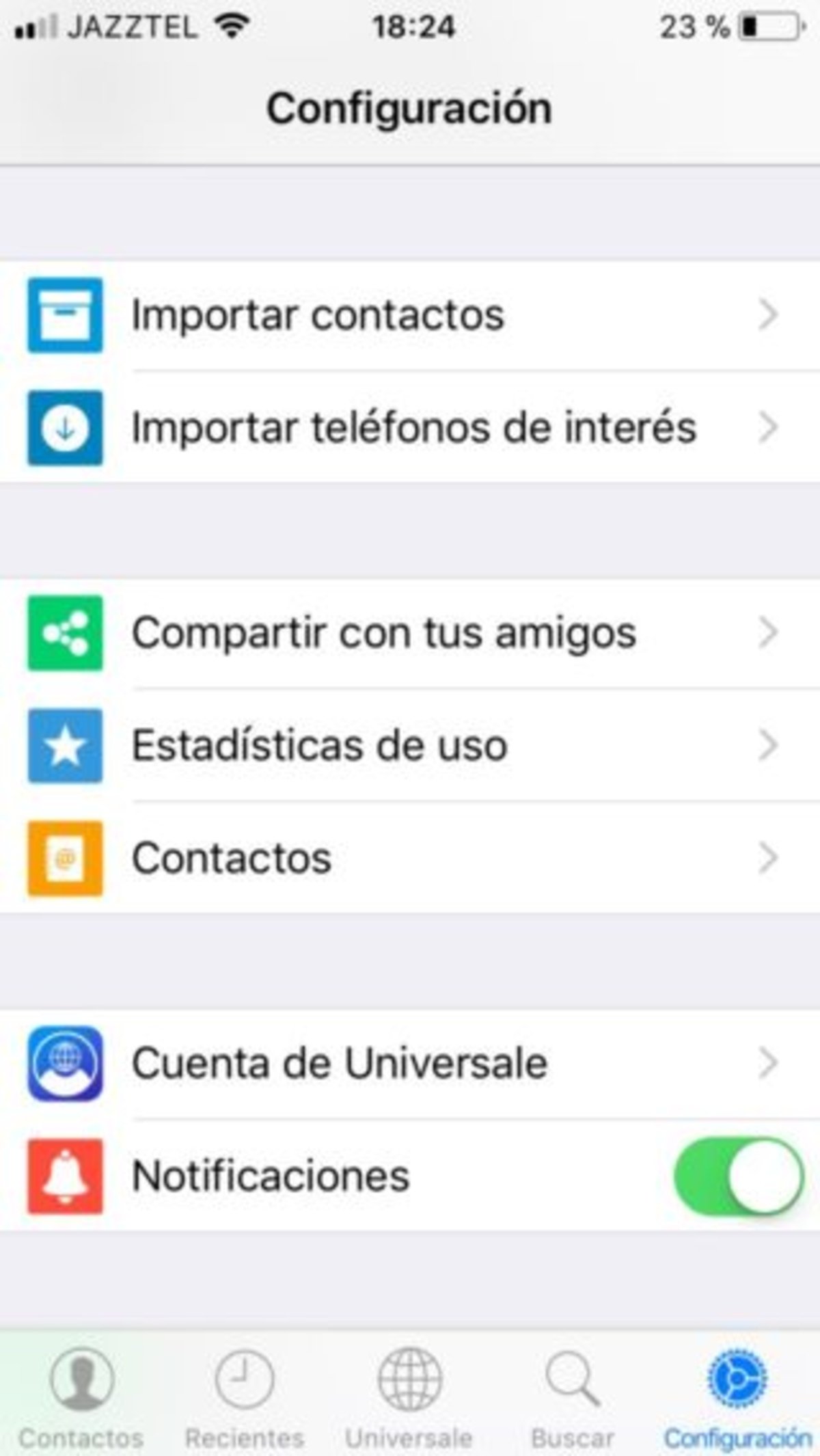 Universale: la agenda de contactos del futuro para iPhone