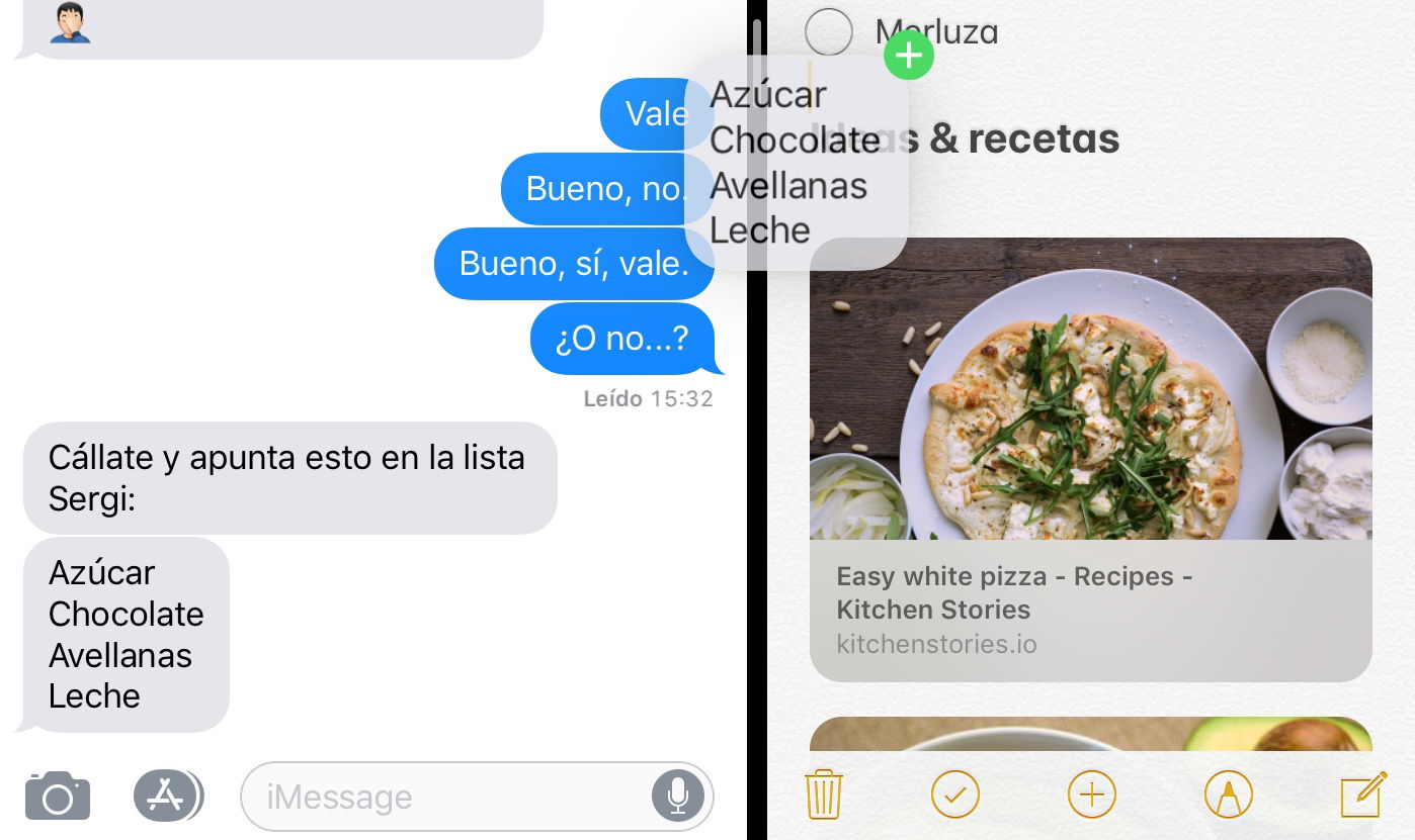 Cómo hacer la lista de la compra con Notas en iPhone y iPad