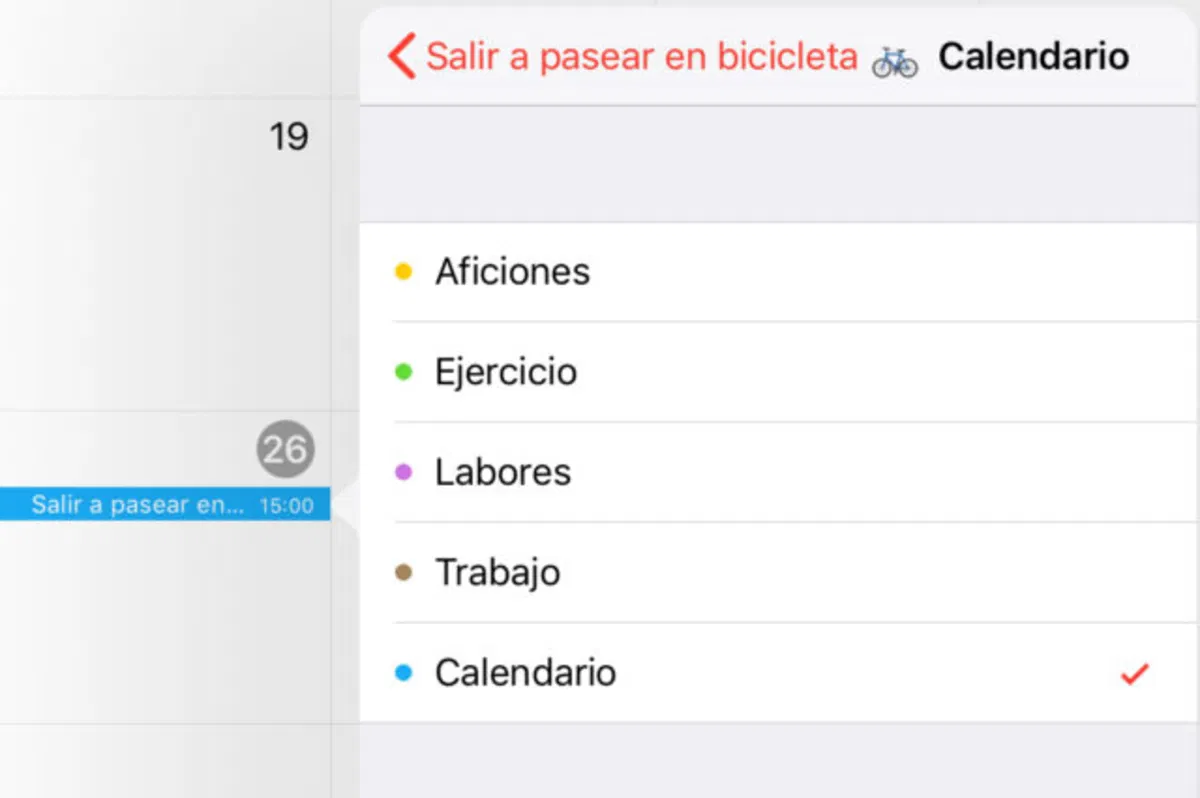 Cómo usar los códigos de color en los calendarios de iPhone y iPad