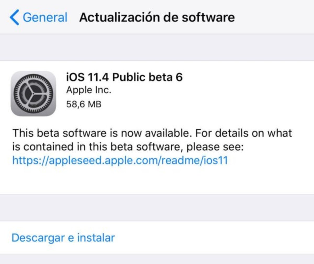 iOS 11.4 beta 6 ya disponible, ¿qué hay de nuevo?