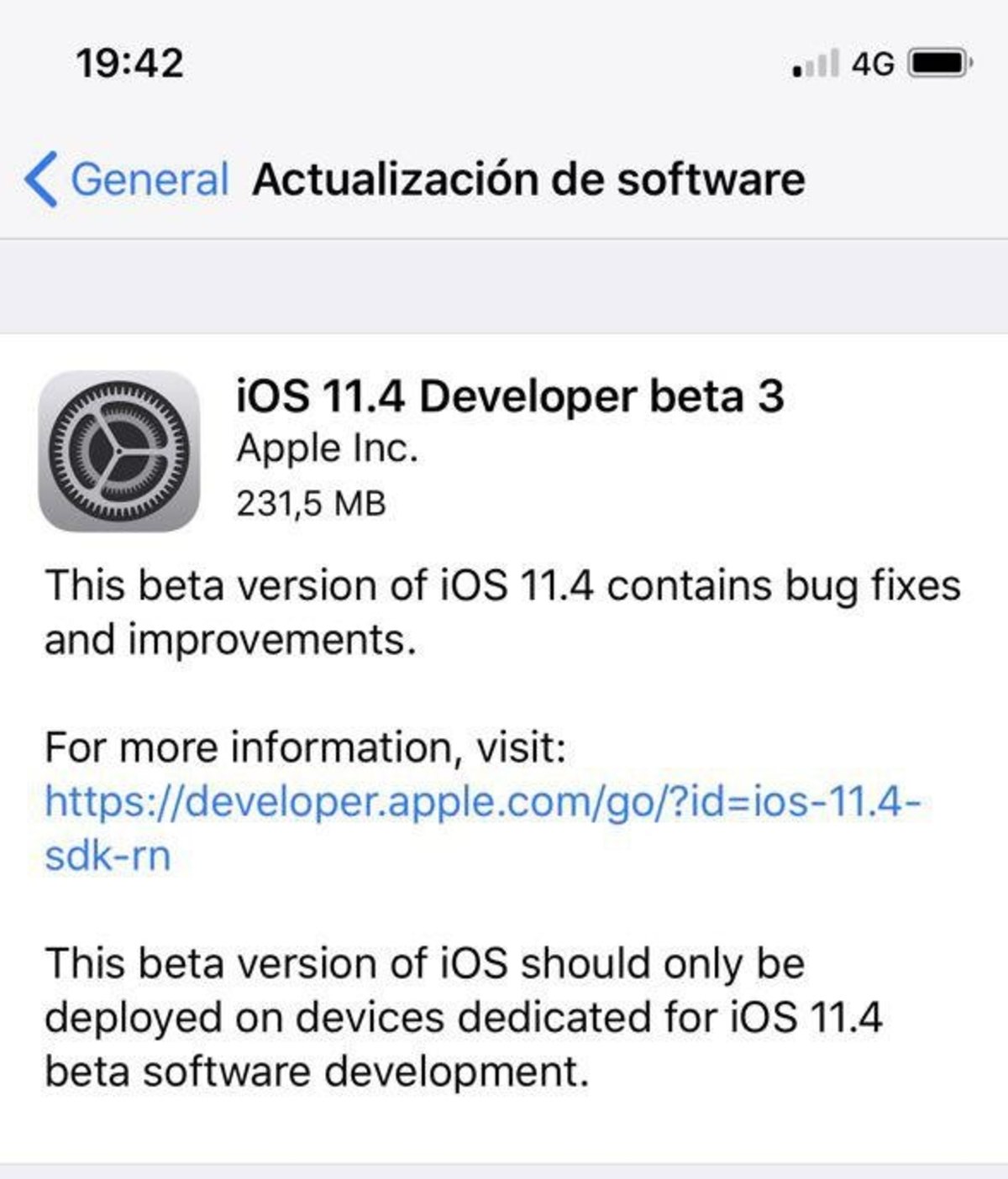 iOS 11.4 beta 3 pública ya disponible. ¿Qué hay de nuevo?