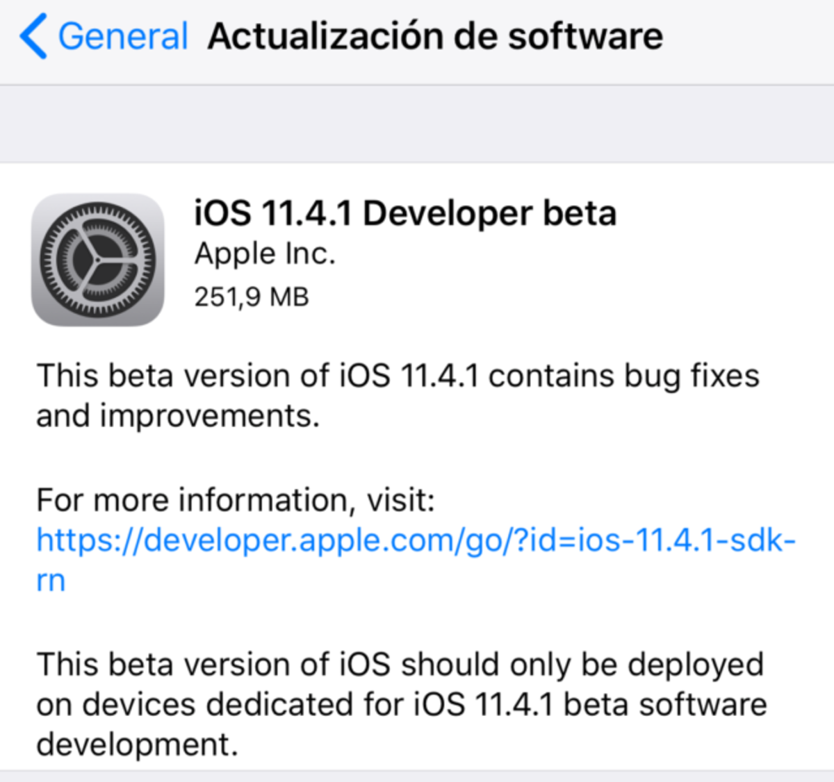 Apple lanza la beta 1 de iOS 11.4.1, ¿qué hay de nuevo?