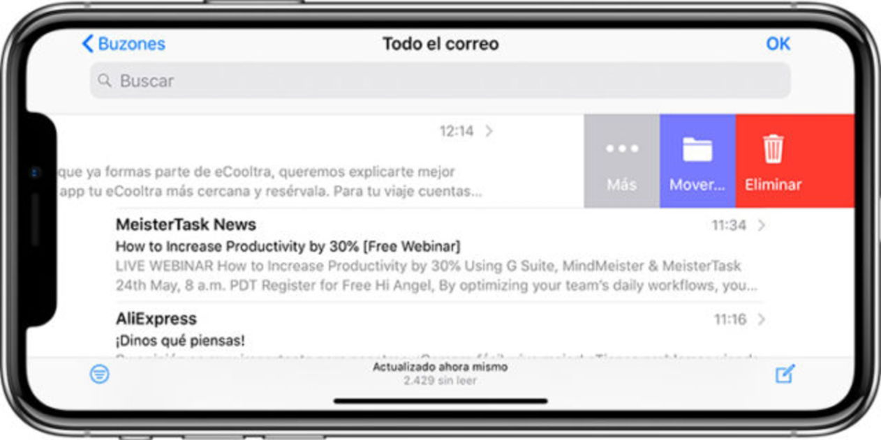 Cómo recuperar emails borrados en iPhone y iPad