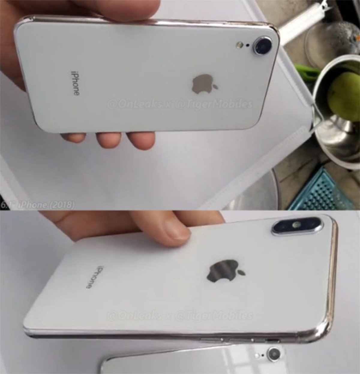 Un vídeo muestra el iPhone X Plus de 6,5" y el iPhone LCD de 6,1"