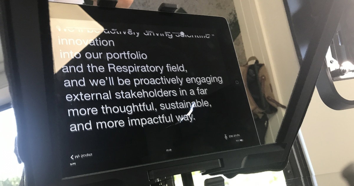 teleprompter