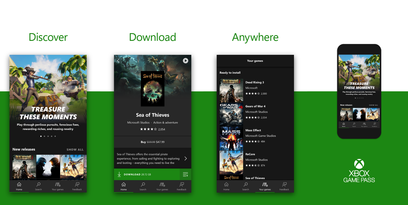 Microsoft lanza Xbox Game Pass: todo sobre su nueva app para iOS y Android