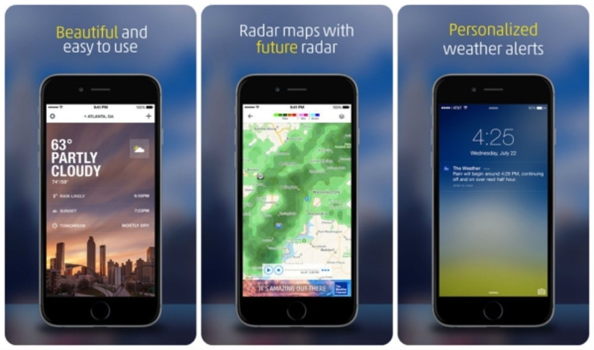 Las 8 mejores apps del tiempo para iPhone