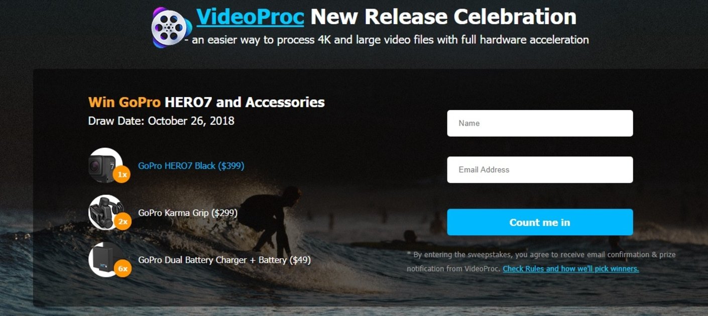 VideoProc: la suite de vídeo todo en uno para procesar en 4K y cualquier formato