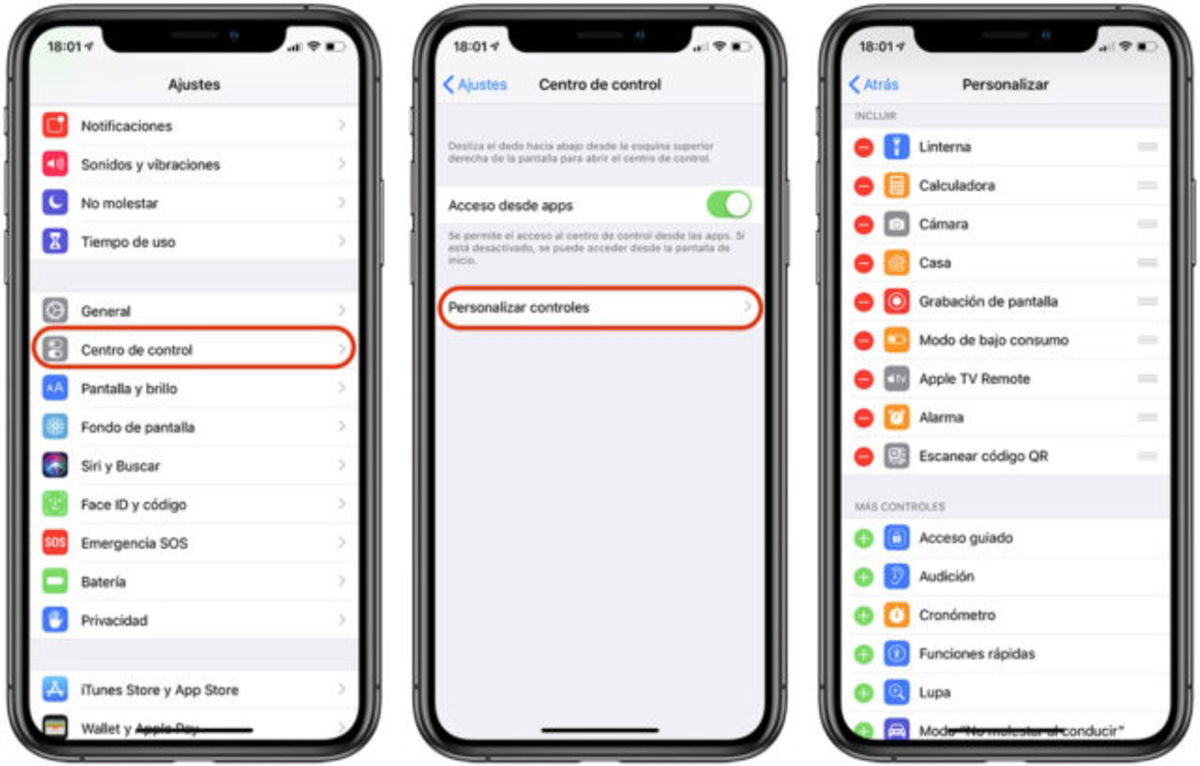 El Centro de control de iOS a fondo: todo lo que puedes hacer