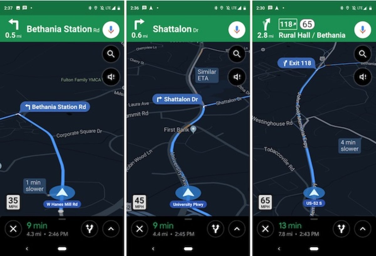 Google Maps ya muestra el límite de velocidad en iOS