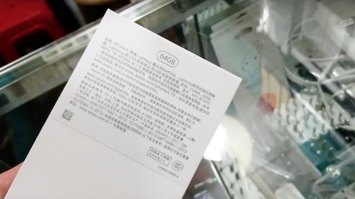 Crean un iPhone X con piezas sueltas compradas en China