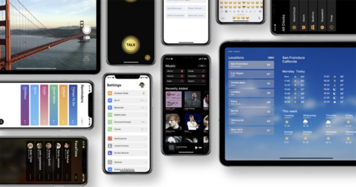 Filtración masiva de iOS 13: modo oscuro, rediseño de la multitarea, nuevos gestos, nuevas apps y mucho más