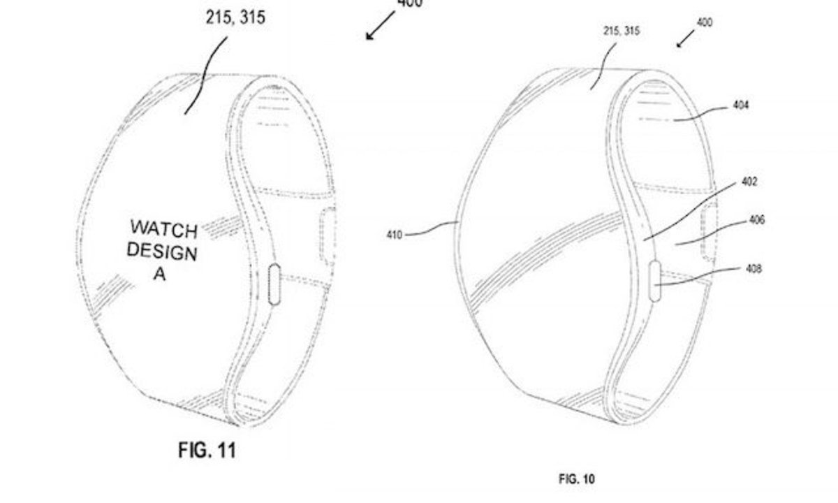 Patente Apple Watch pantalla flexible