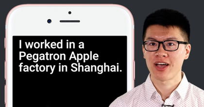 Este joven estudiante ha trabajado 6 semanas de incógnito fabricando iPhone en las instalaciones de Pegatron Este joven estudiante ha trabajado 6 semanas de incógnito fabricando iPhone en las instalaciones de Pegatron