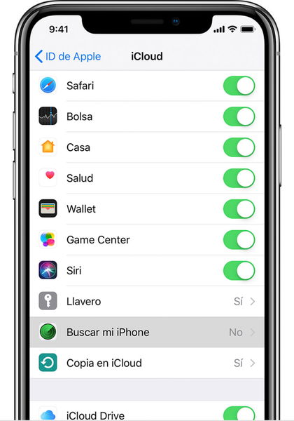 app buscar mi iPhone
