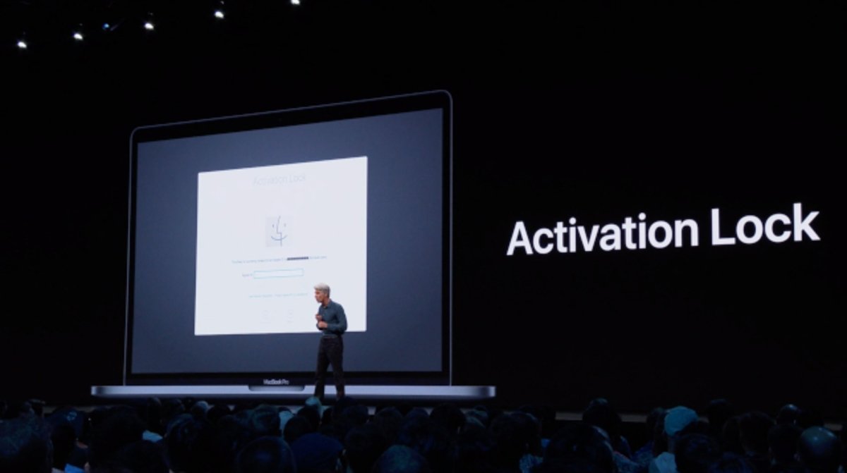 Activation Lock en Apple WWDC 2019