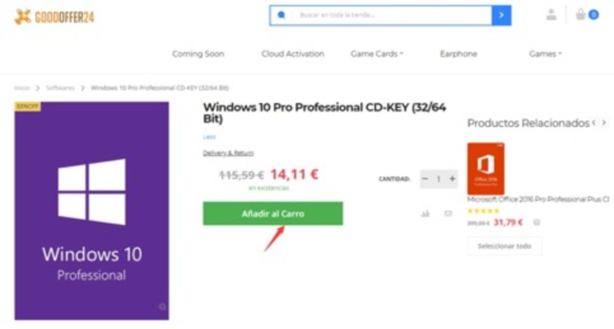 Windows 10 Pro por menos de 11,29 € y más ofertas gracias a GoodOffer24