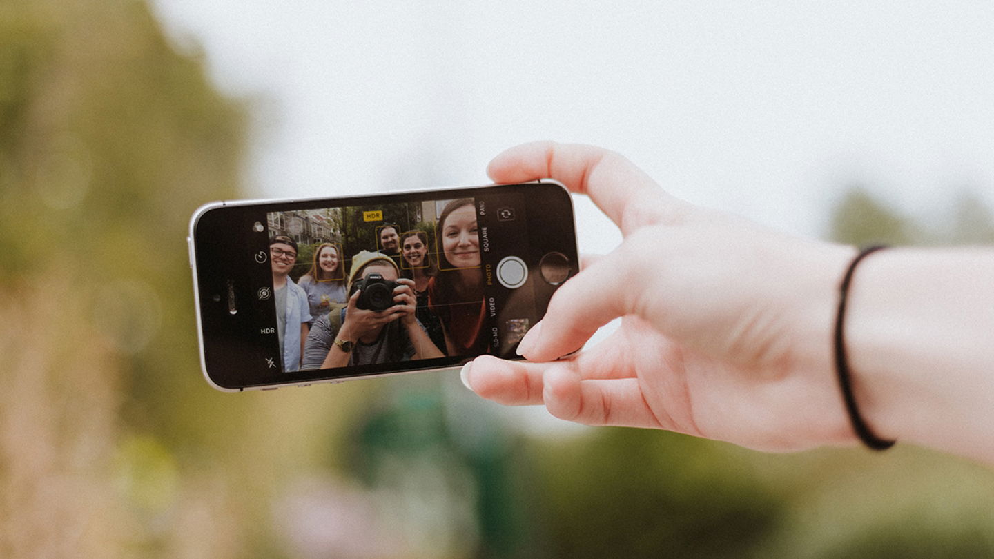 Selfie en el iPhone