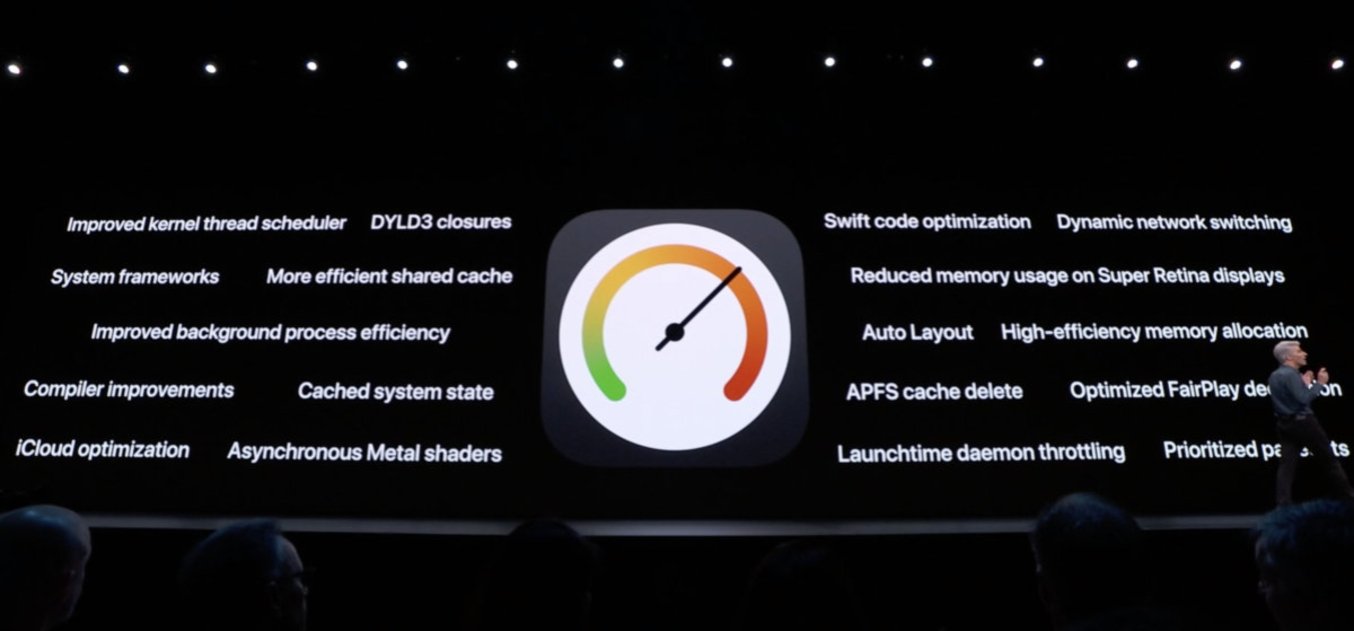 13 razones por las cuales iOS 13 será mucho más rápido que iOS 12