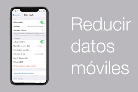Cómo reducir los datos que consume el iPhone