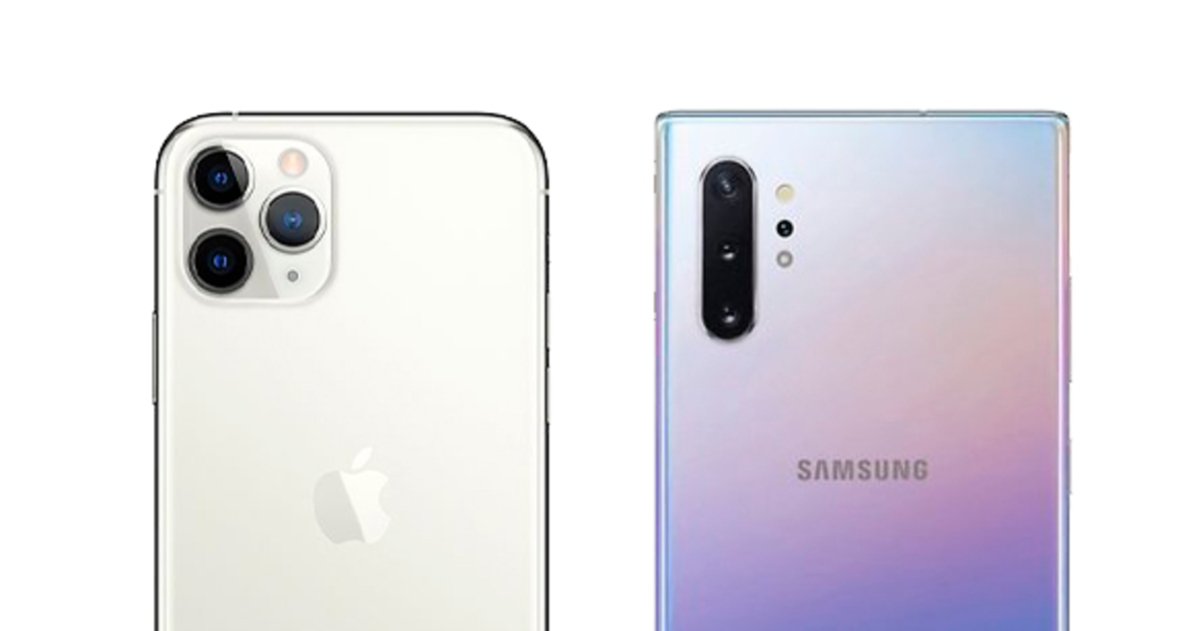 samsung-galaxy-note-10-vs iPhone 11 pro max cámaras
