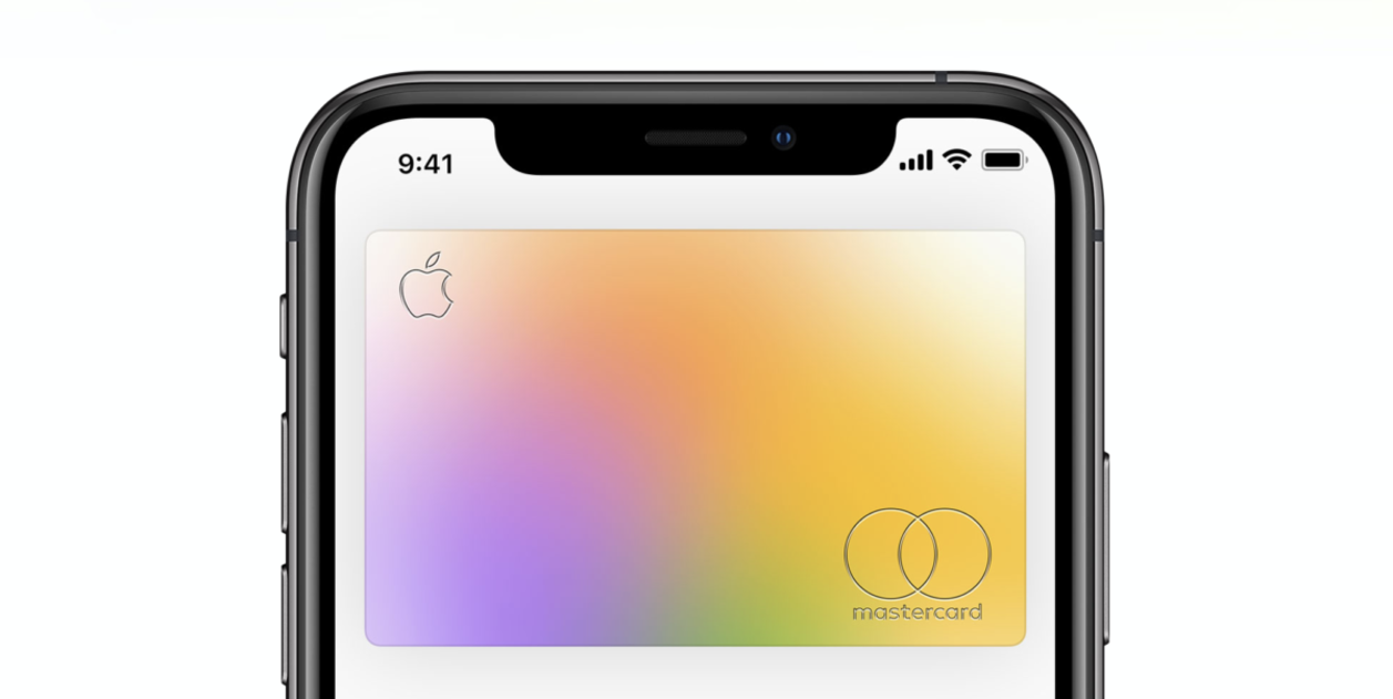 Apple card in the wallet