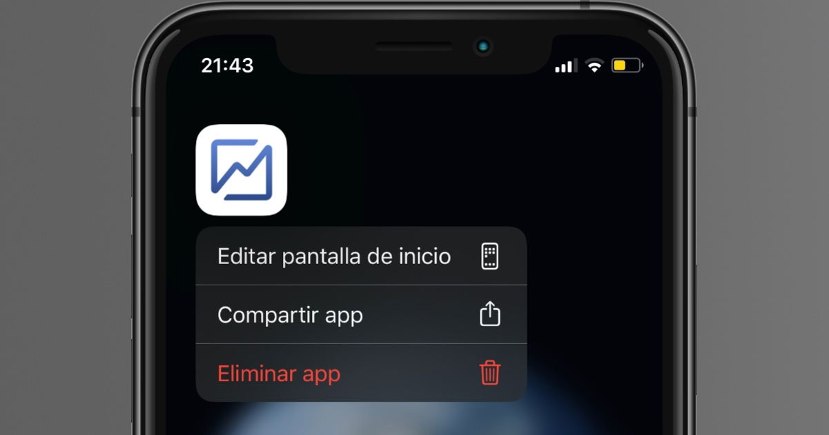 Eliminar app iOS 13.2