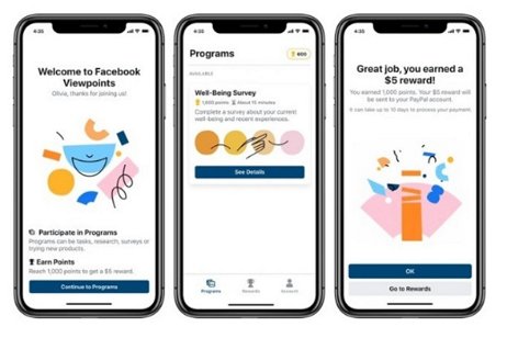 Facebook lanza una nueva app y te pagará por usarla