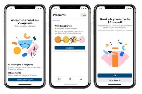 Facebook lanza una nueva app y te pagará por usarla Facebook lanza una nueva app y te pagará por usarla